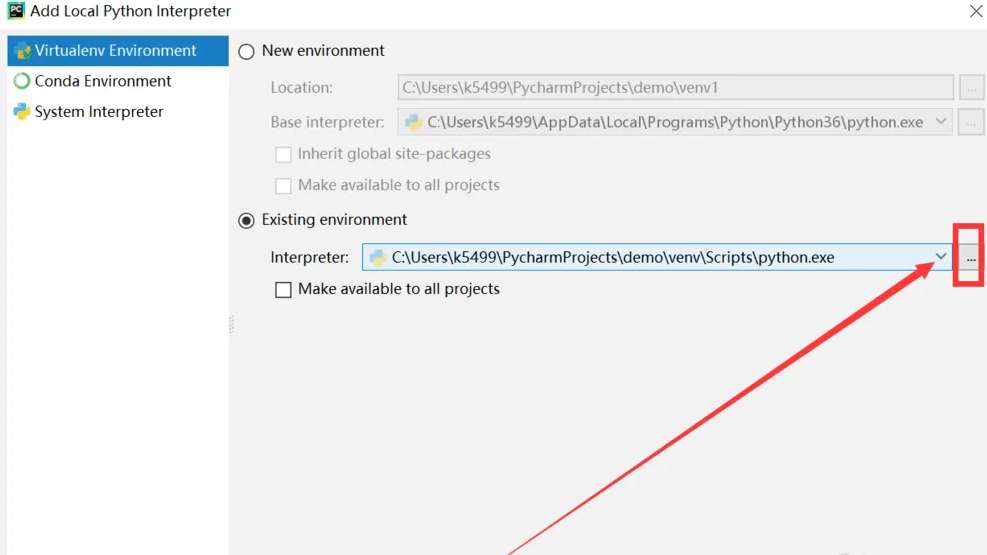 新建Python项目提示No Python interpreter configured for the project如何解决